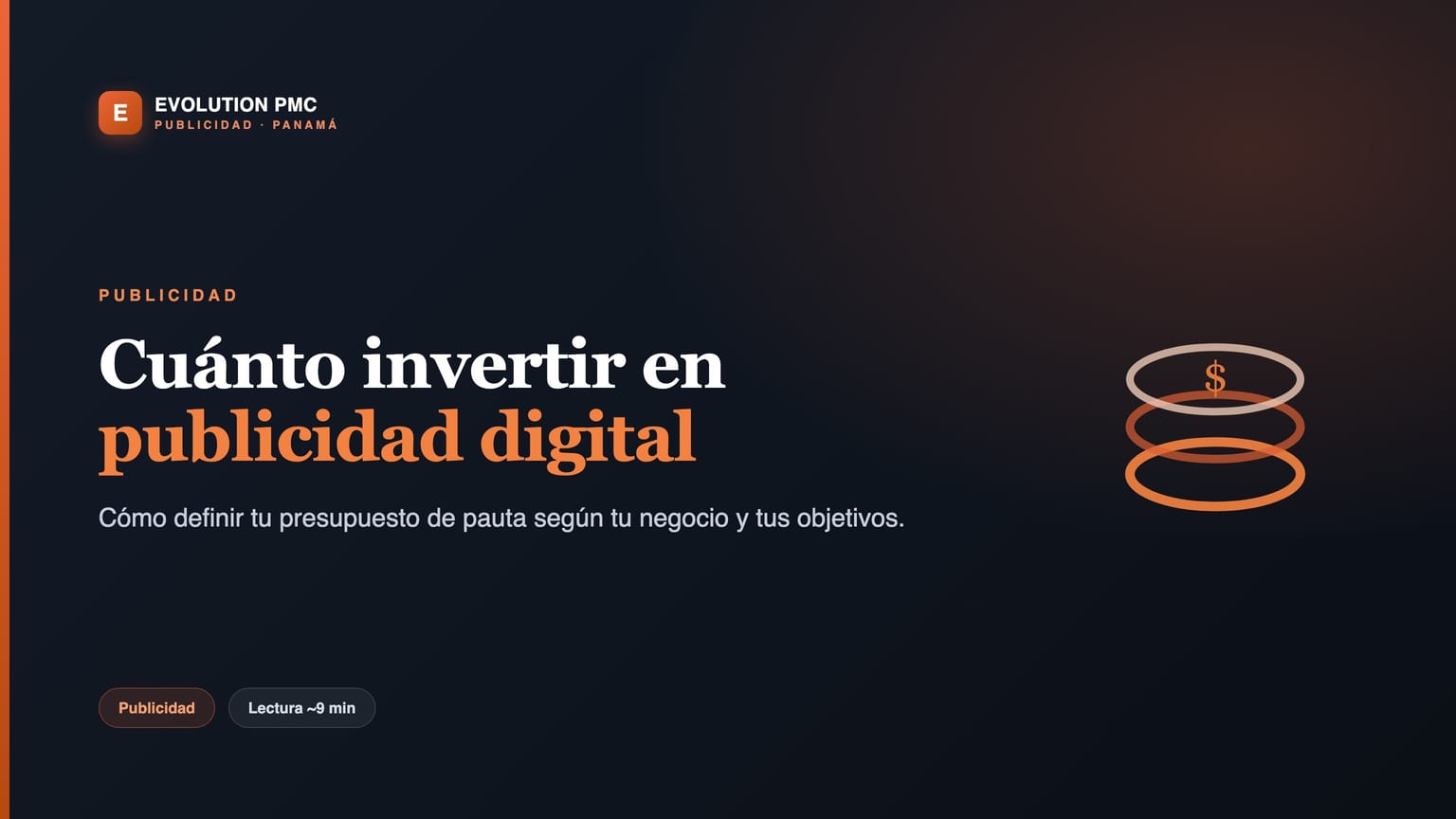 Dueño de una PYME en Panamá analizando cuánto invertir en publicidad digital frente a su laptop