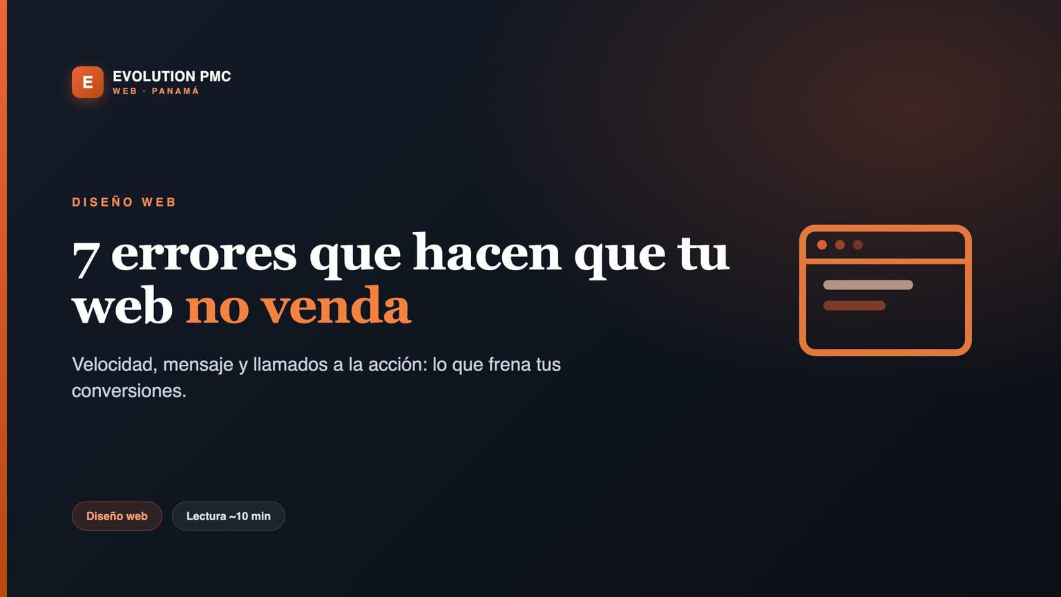 Dueño de una PYME en Panamá revisando en su laptop los errores de sitio web que frenan sus ventas